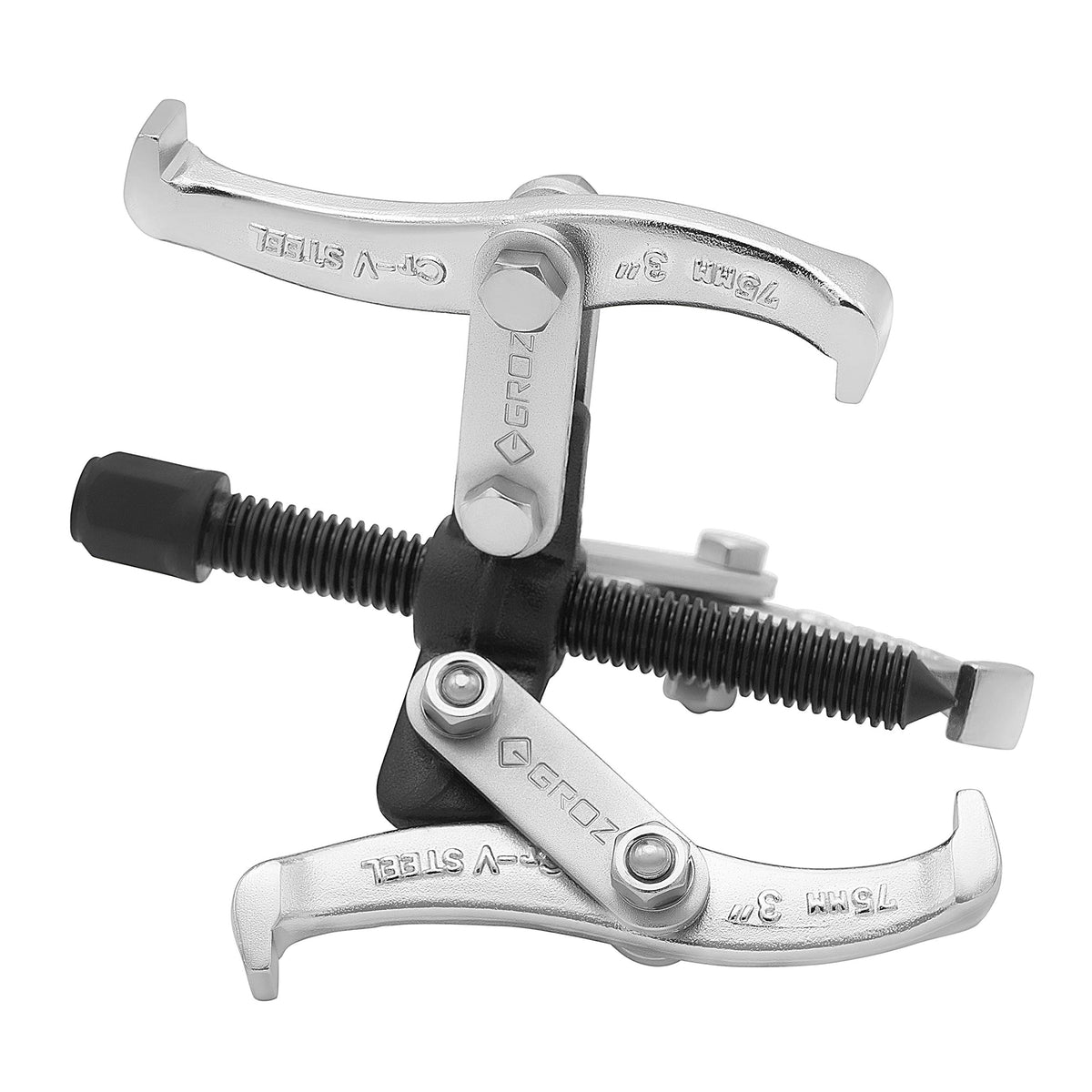 3-Jaw Gear Puller, 3 Inch Max Reach, 3-Ton Safe Working Load E41869