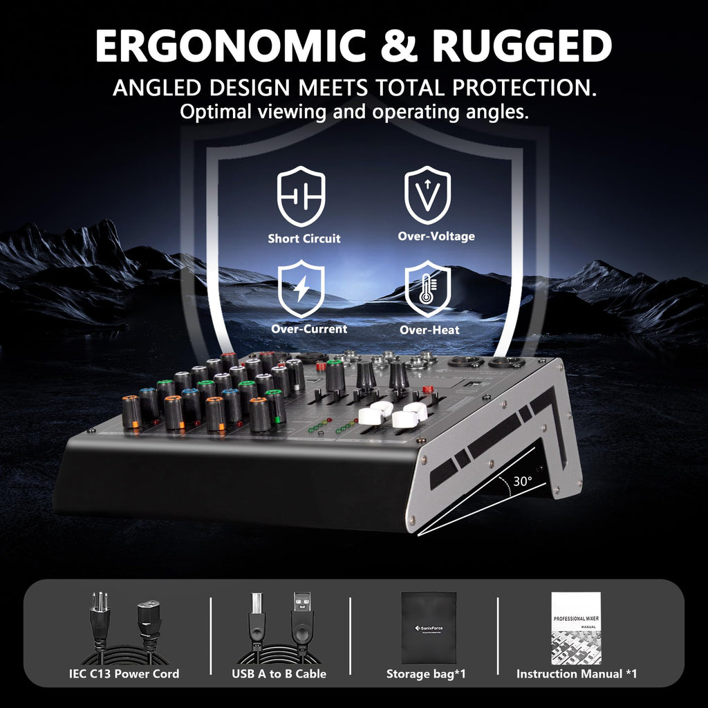 4 Channel Audio Mixer L665754
