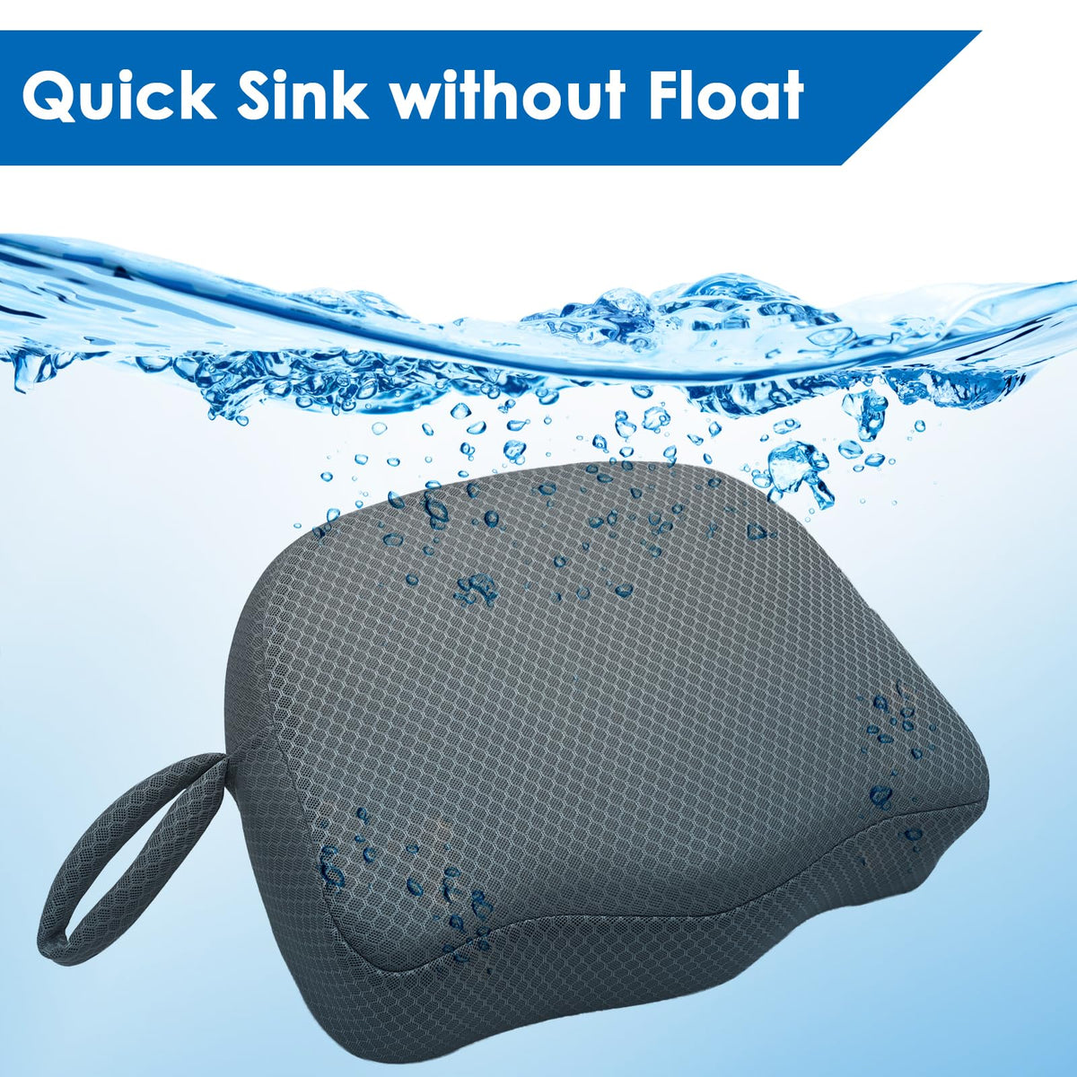 Gray Weighted Hot Tub Booster Seat F187252