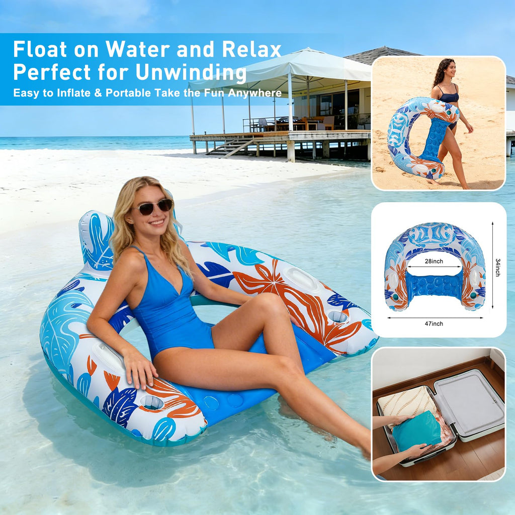 3 Pack Inflatable Pool Floats W386673