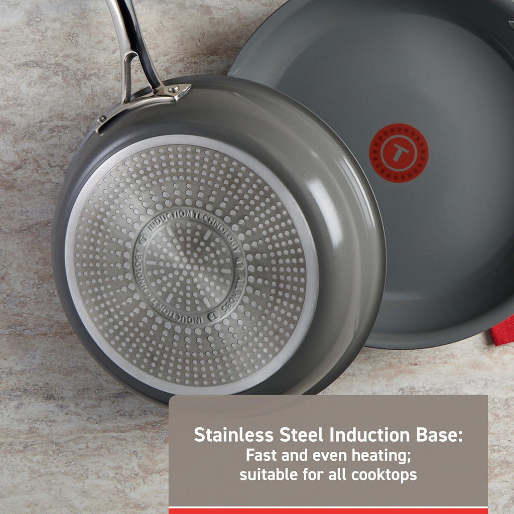Ceramic Non-Stick Induction 2 Piece Frypan Set S784