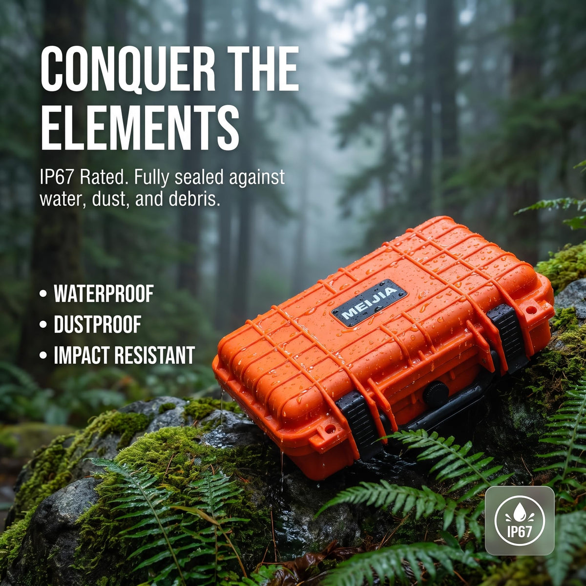 Portable Waterproof Hard Case with Customizable Foam P587216