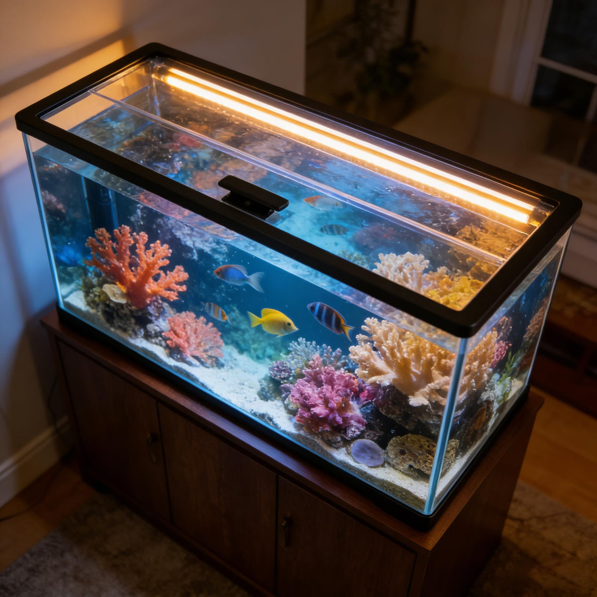 Clear Tempered Glass Aquarium Lid V118