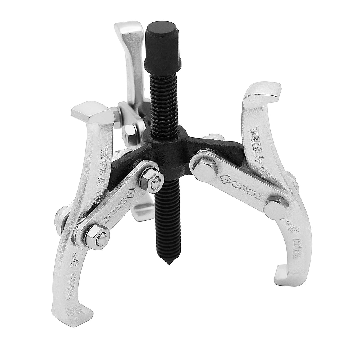 3-Jaw Gear Puller, 3 Inch Max Reach, 3-Ton Safe Working Load E41869