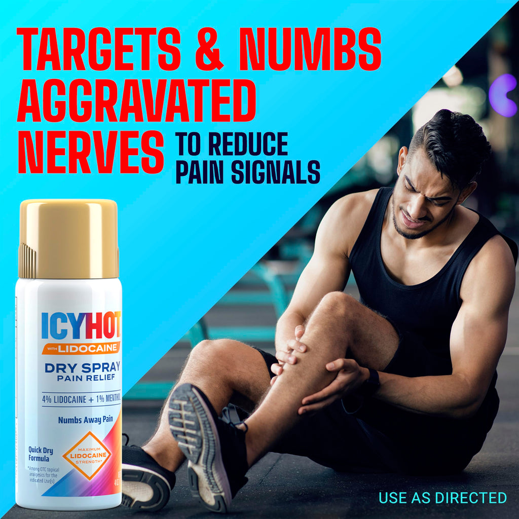 Lidocaine Pain Relief Dry Spray 4 oz Z26221