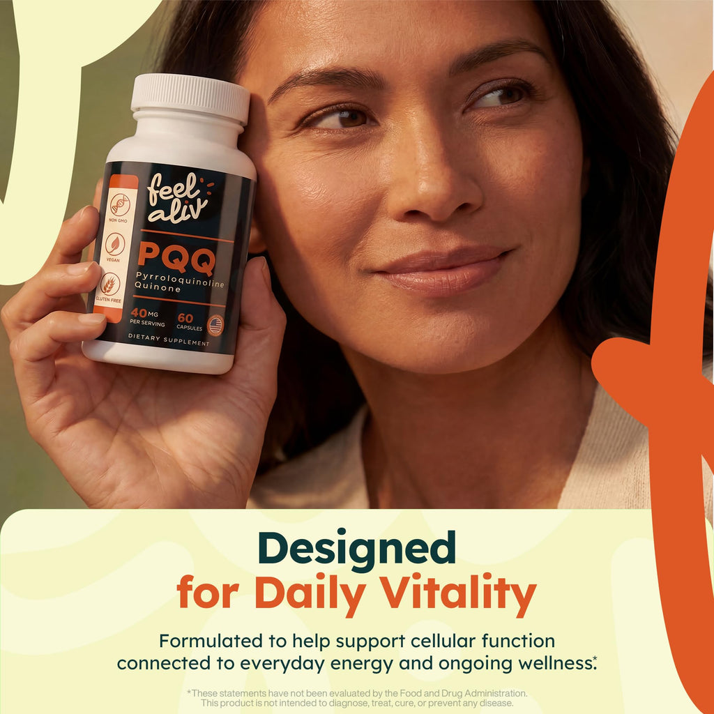 PQQ Supplement 40mg Vegan 60 Capsules U9992