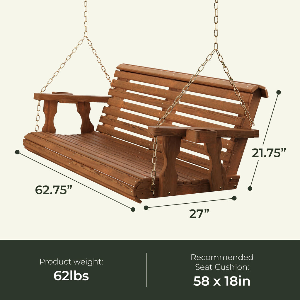 Heavy Duty 700 Lb Capacity Porch Swing E303