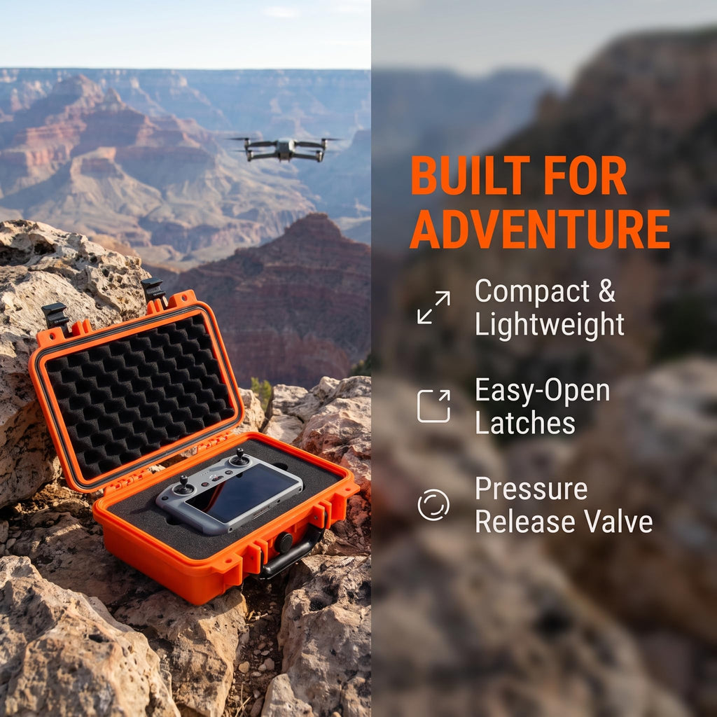 Portable Waterproof Hard Case with Customizable Foam P587216