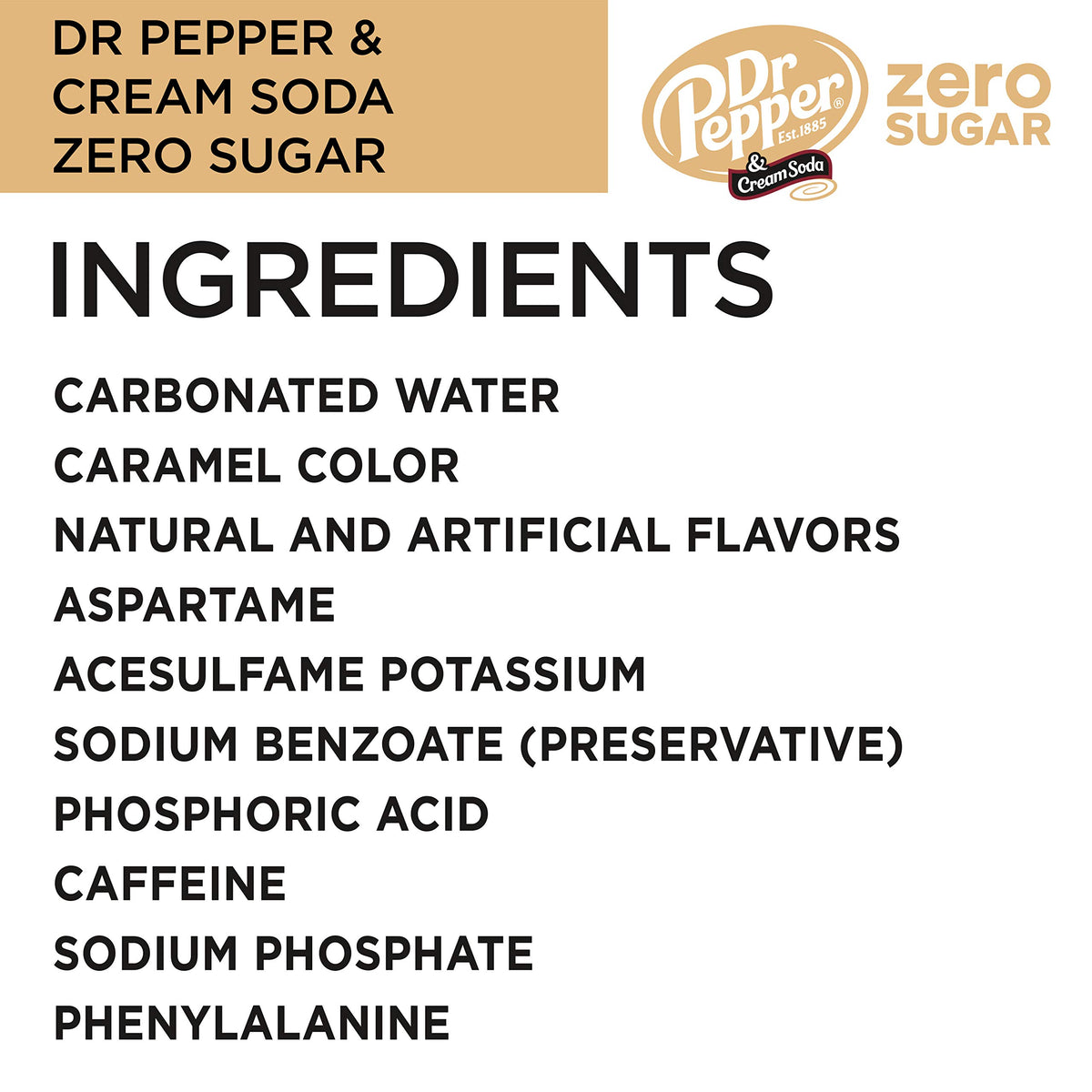 Zero Sugar Soda 12 fl. oz. Cans 12 Pack Pack of 2 X784571
