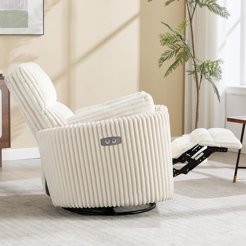 Power Recliner Swivel Glider Rocking Chair with USB Port M5371