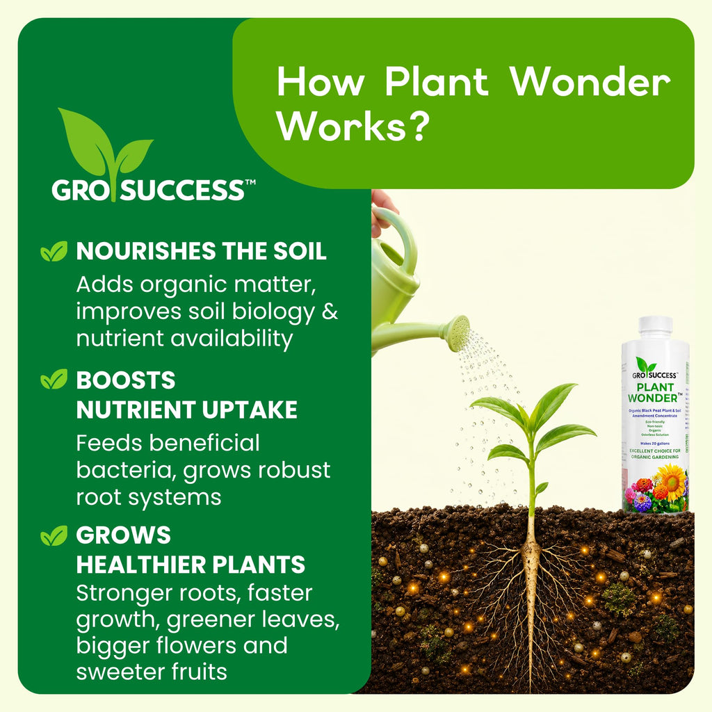 Organic Liquid Fertilizer Concentrate with Humic & Fulvic Acid 16 oz D657