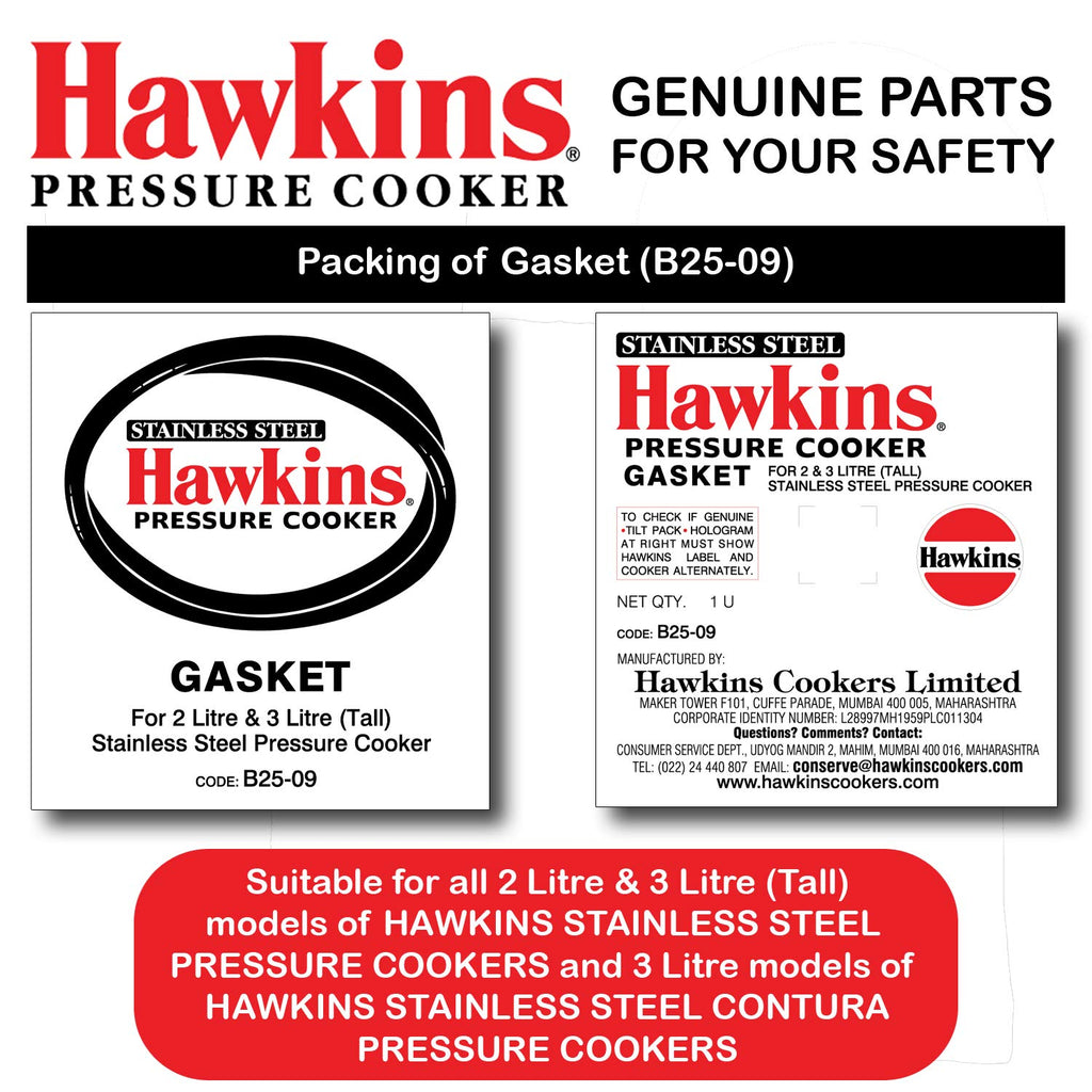 Rubber Gasket for Stainless Steel Pressure Cooker N865