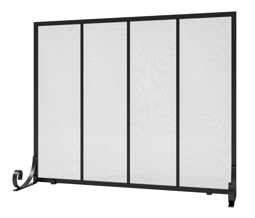 Wrought Iron Fireplace Screen T7057