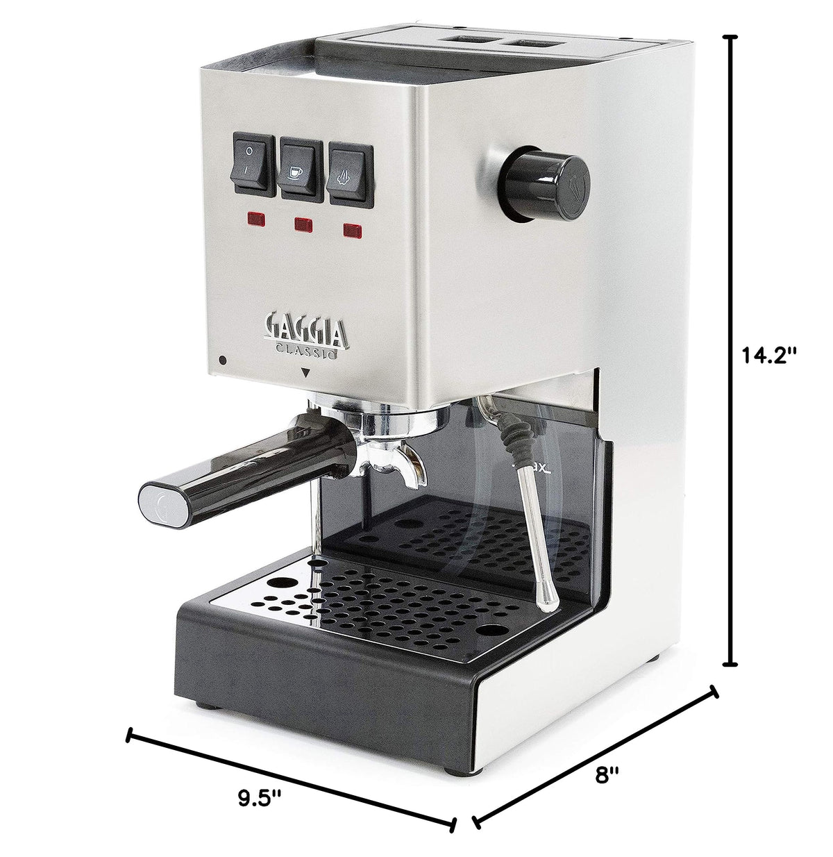 Espresso Machine Brushed Stainless Steel D226