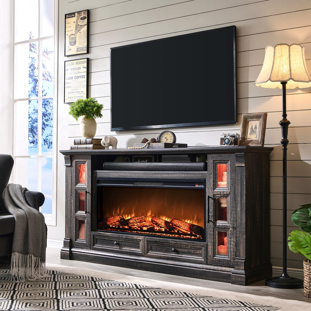 70" Fireplace TV Stand C6284