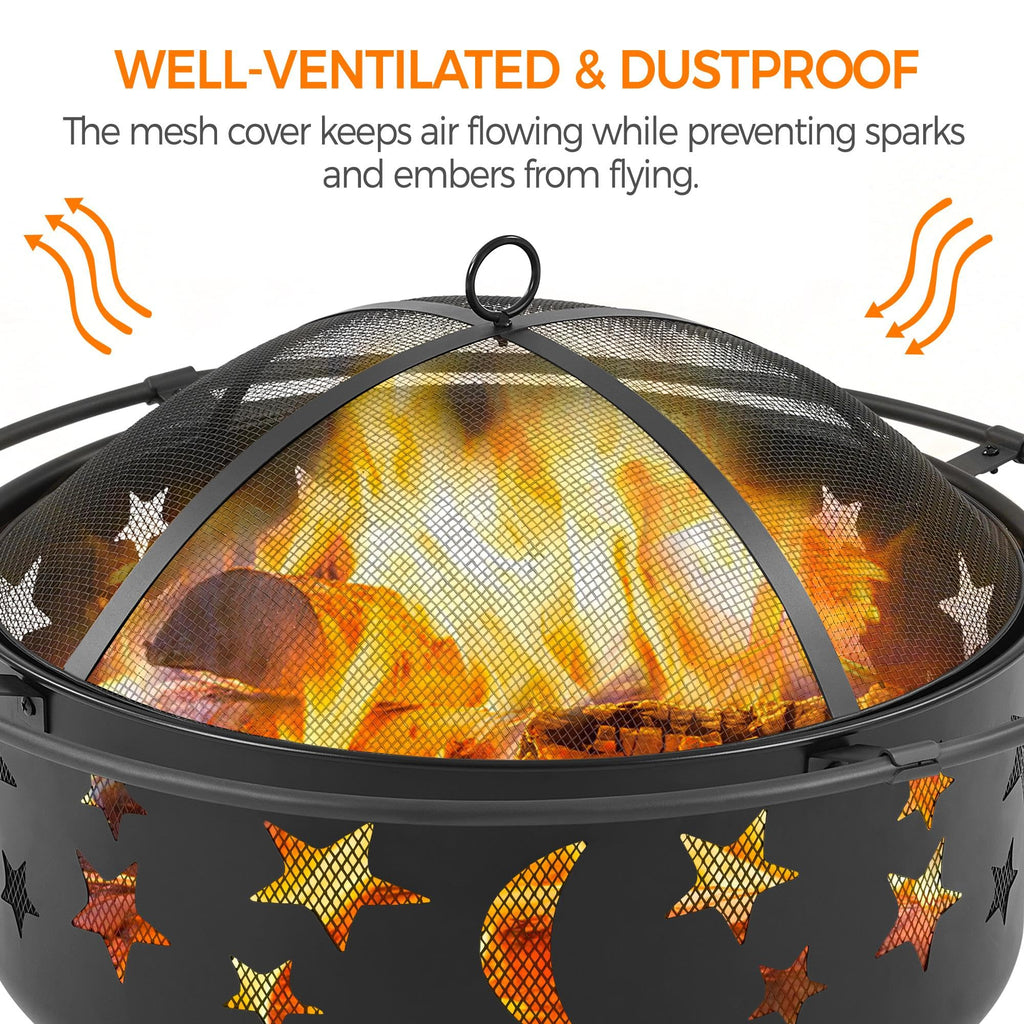 30in Wood Burning Fire Pit K907