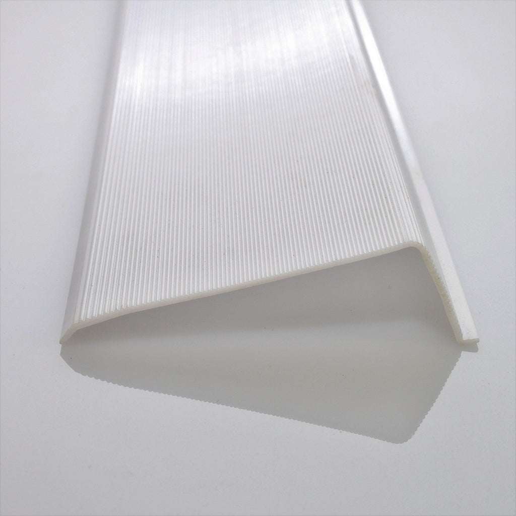 White Ribbed Acrylic Diffuser (L-Shaped, 24") H704