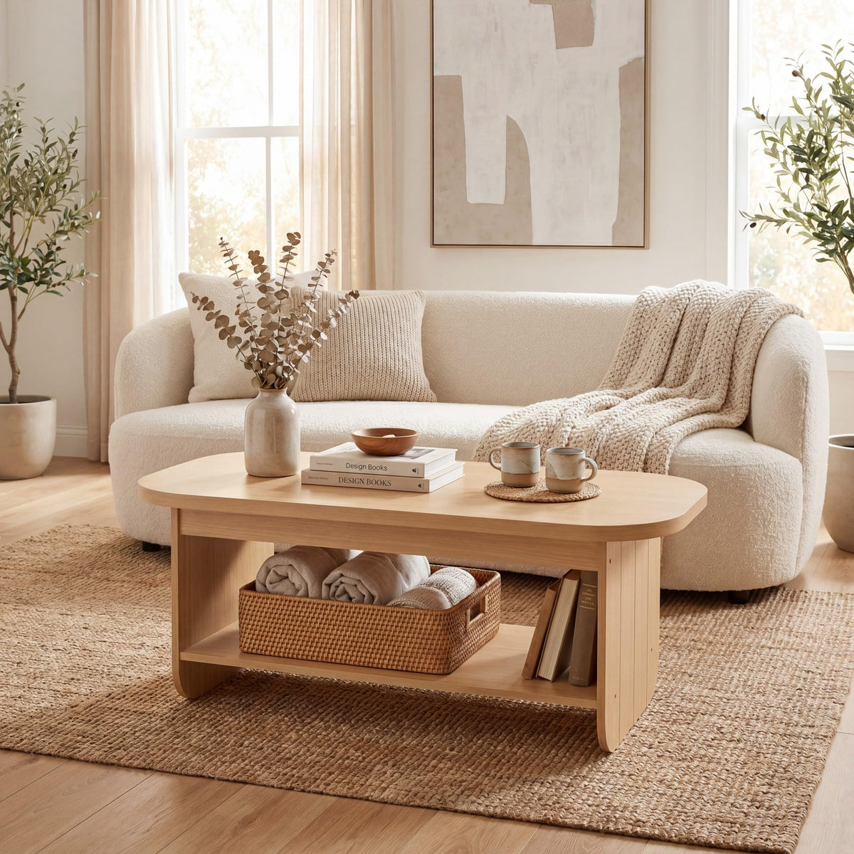 47” Oval Coffee Table O66634