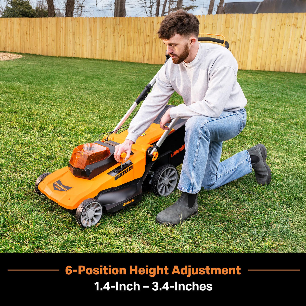 21 Inch Brushless Cordless Lawn Mower E776649