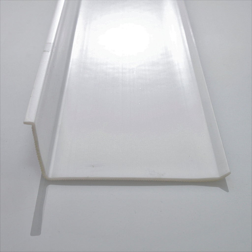 White Ribbed Acrylic Diffuser (L-Shaped, 24") H704